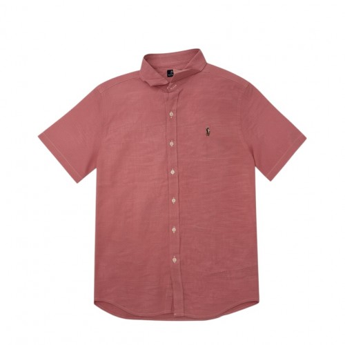 Polo Ralph Lauren Ανδρικό Κοντομάνικο Πουκάμισο Ροζ